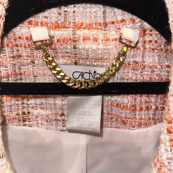 Tweed Caché Pink Blazer - Picture 4 of 5